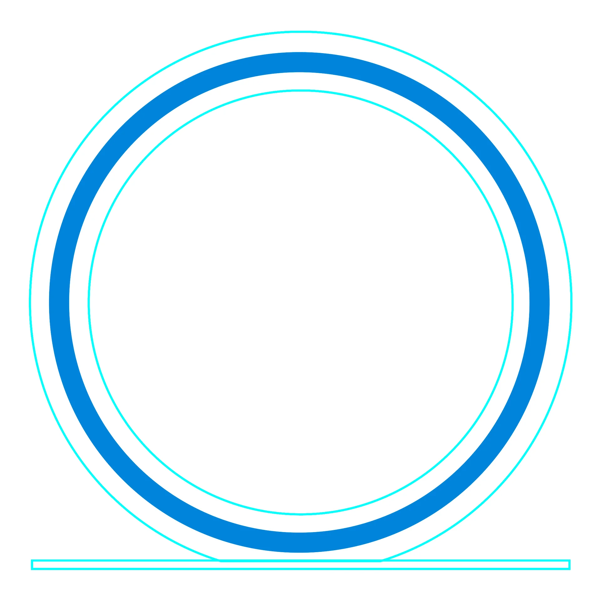 Galvano Cristal Circular 2366