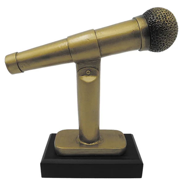 Trofeo Resina Micrófono MIC24