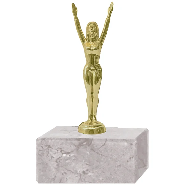 Trofeo Plástico Gimnasia Mujer