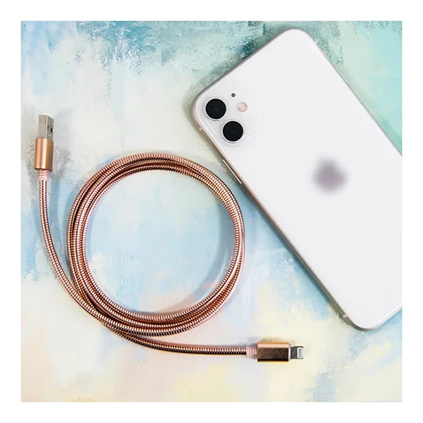 Cable Conector Apple Lightning Encobrizado T64