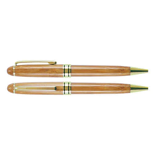 Set Bolígrafo Portaminas Bamboo B7