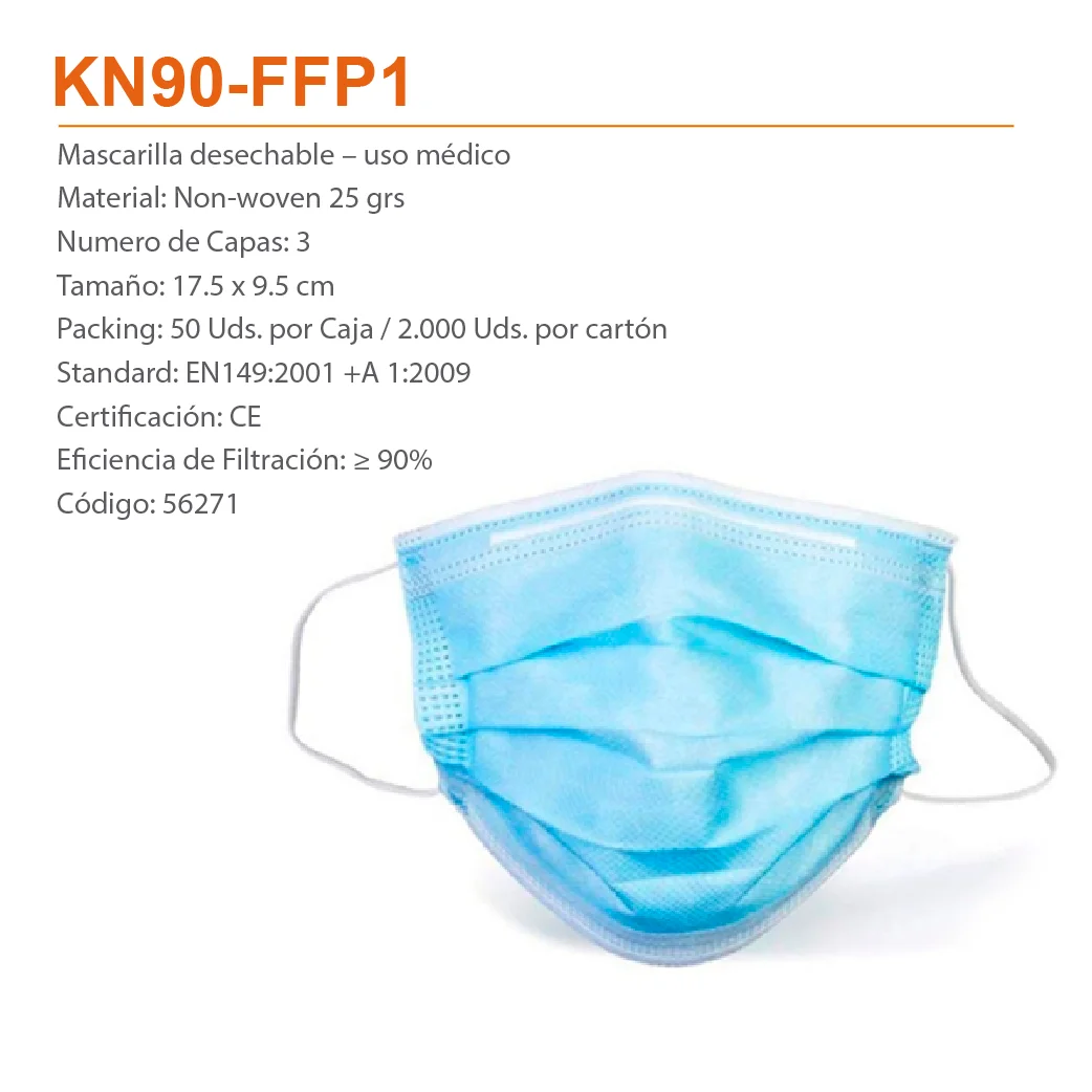 Mascarilla KN90 - FFP1