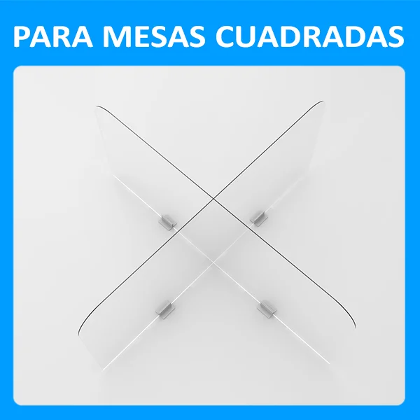 Acrílico Para Mesa Cuadrada