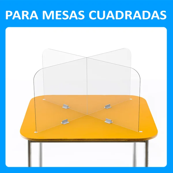 Acrílico Para Mesa Cuadrada