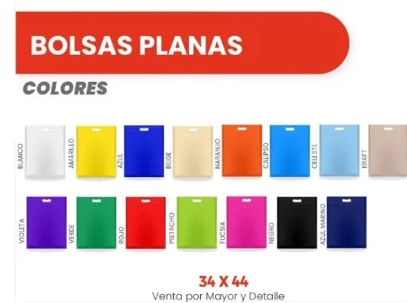BOLSAS PLANAS 34X44