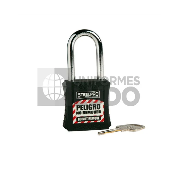 KIT DE 5 CANDADOS MK STEELPRO X10 NEGRO
