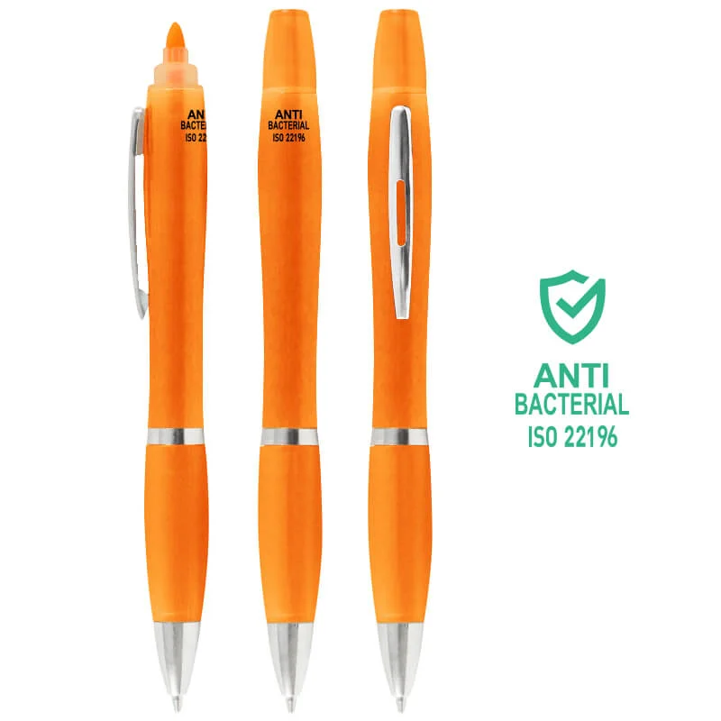 Bolígrafo Anti-Bacterial Destacador CO30