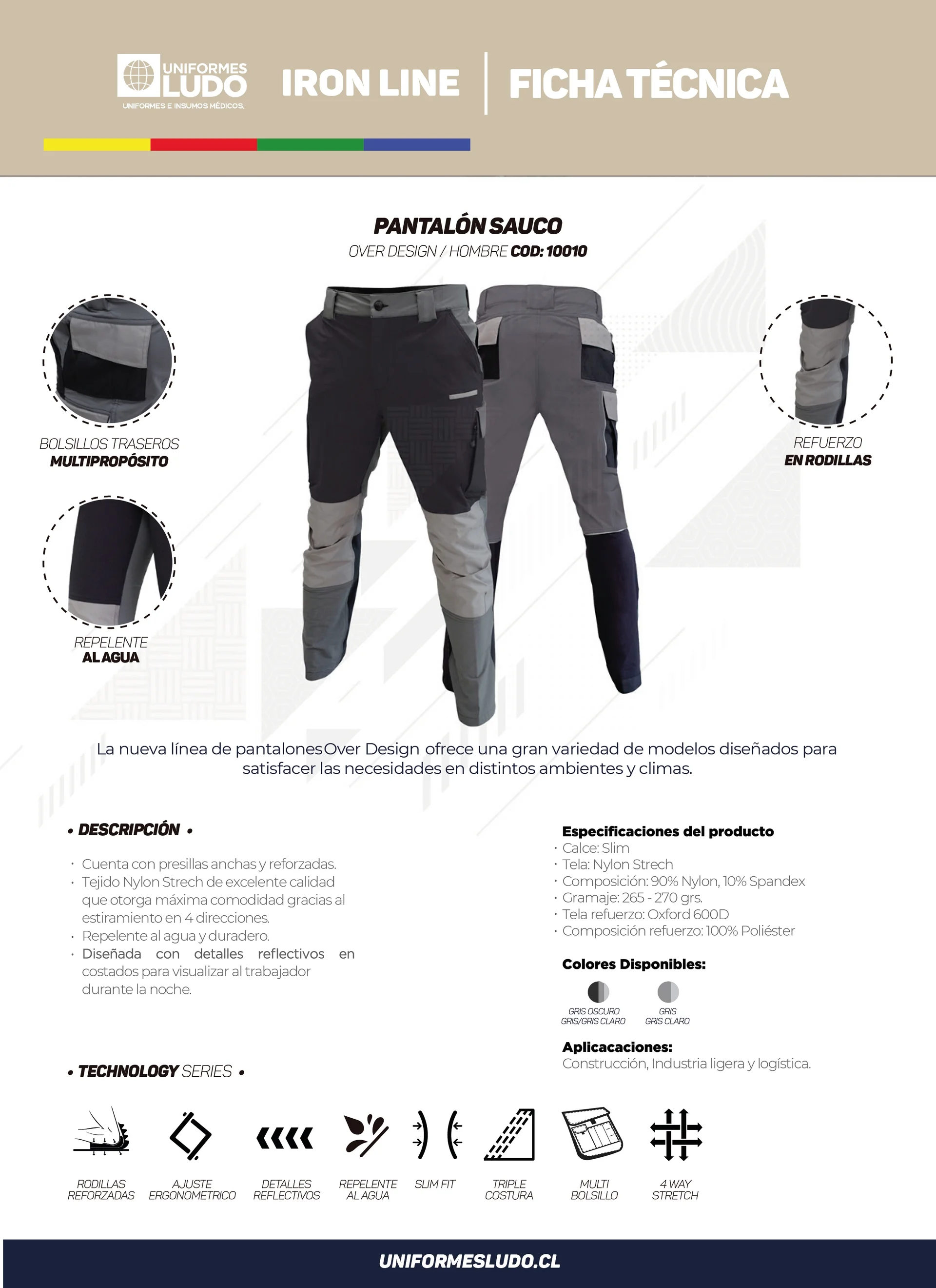 Pantalón Sauco Hombre
