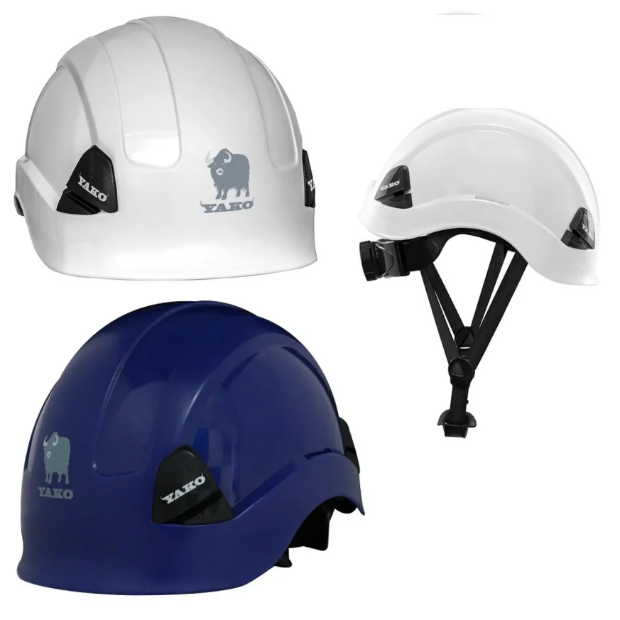 CASCO DE ALTURA STEELPRO YAKO BLANCO - AZUL