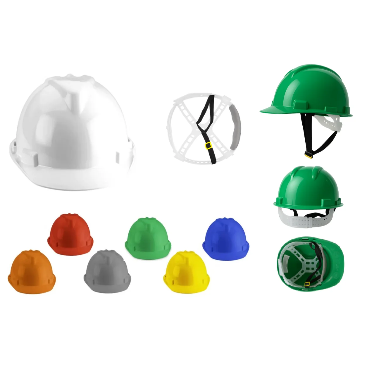 CASCO SEGURIDAD DRILO CON ARNES DE CINTA