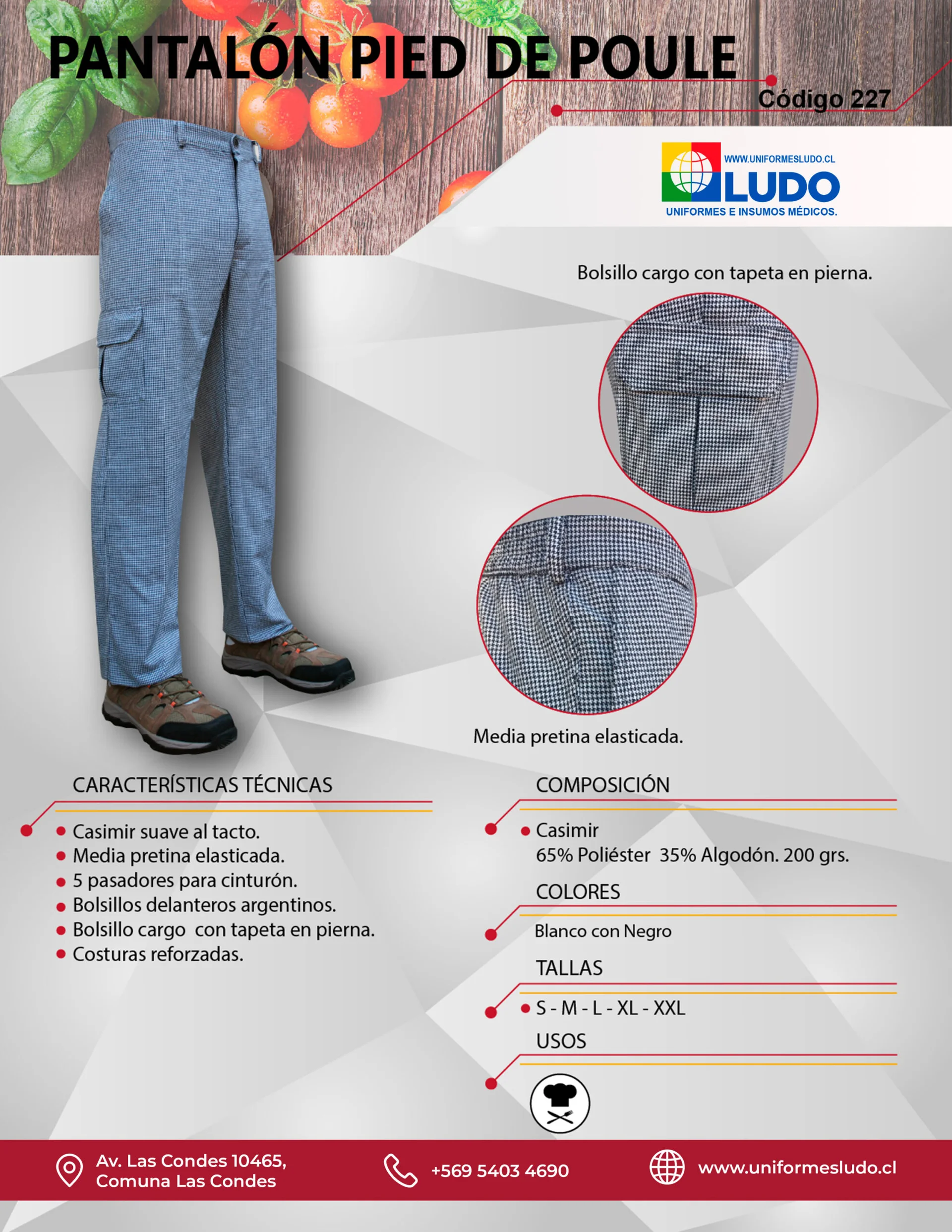 Pantalon PDP (Pata de pollo)