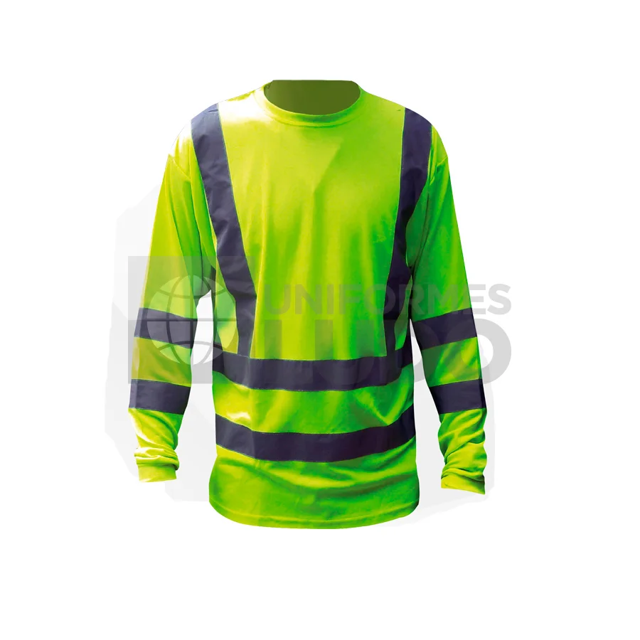 Dryfit C/Polo C/R Hombre ML (Amarillo Fluor)