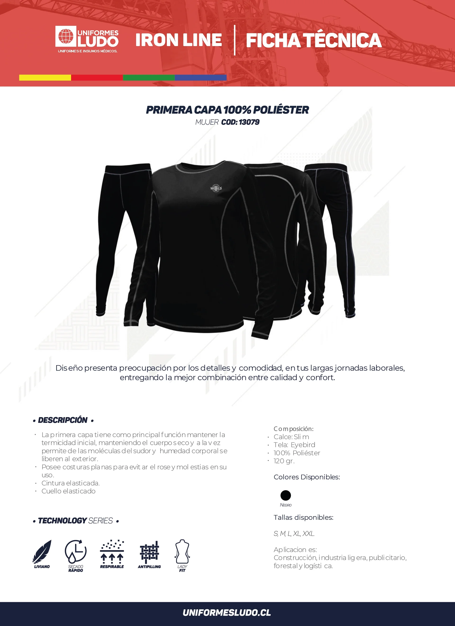 Primera Capa Mujer 100% Poliéster