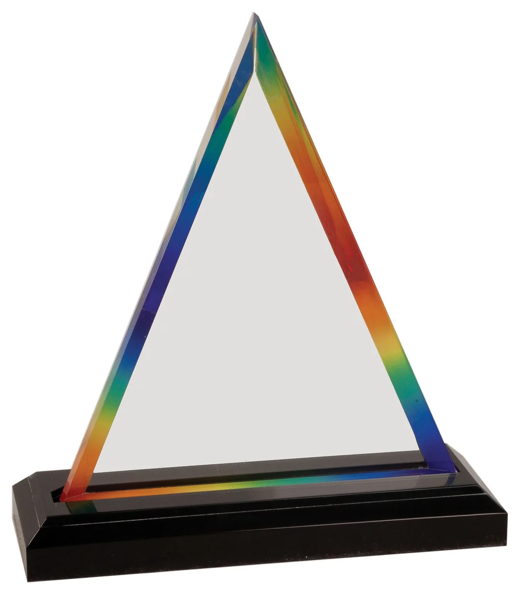Galvano Acrílico Triangulo Color TRI22