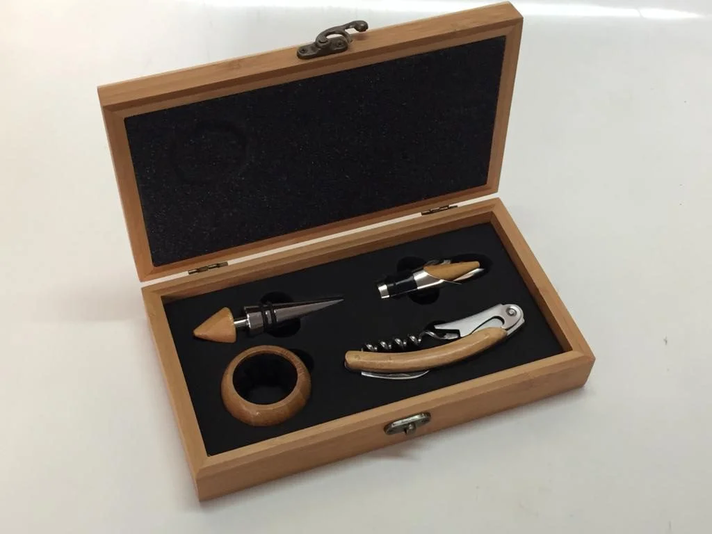 Set de Vino Bamboo W1
