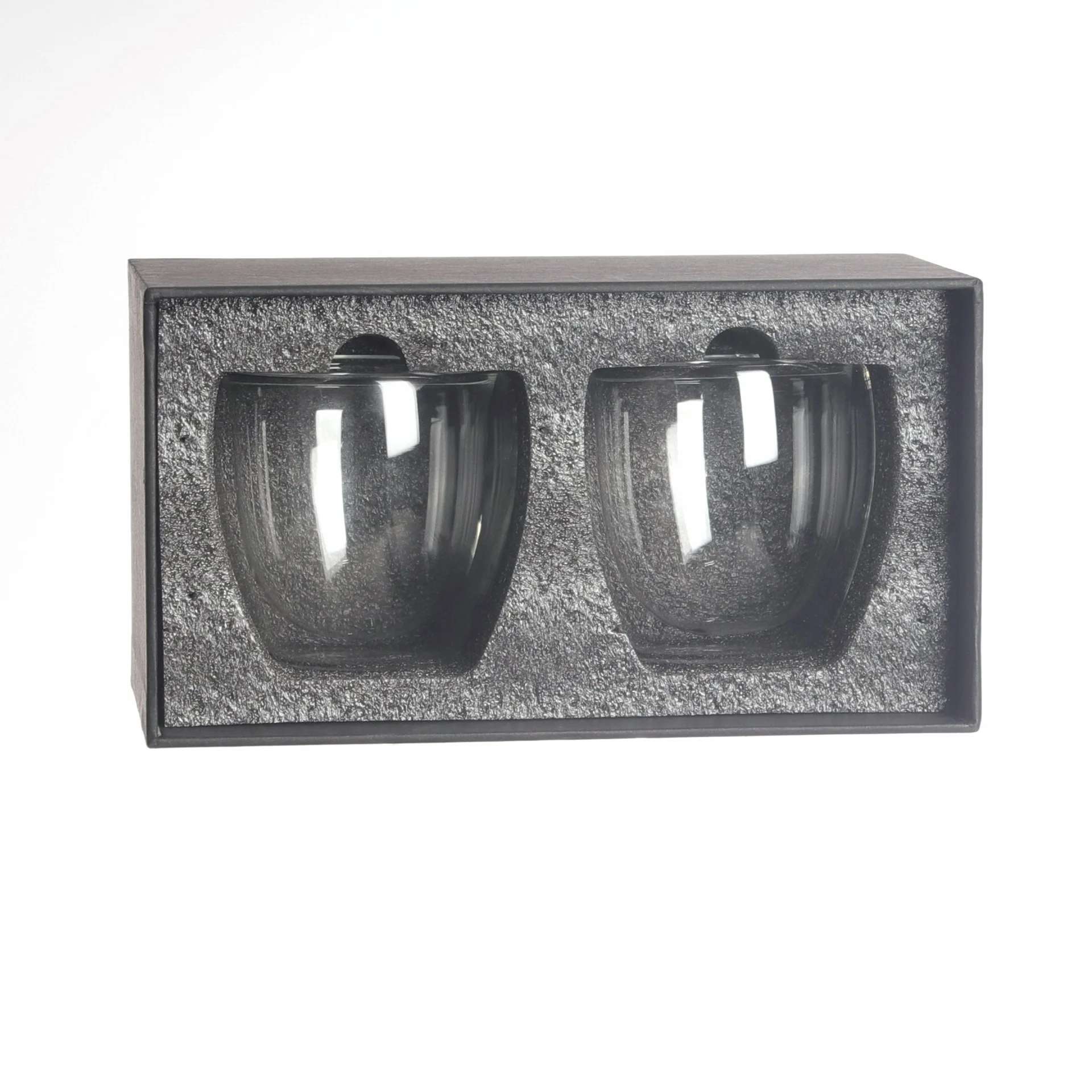 Set de 2 vasos de vidrio doble pared M5