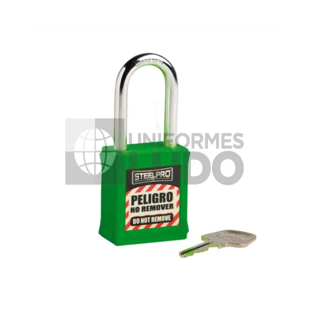 CANDADO STEELPRO X10 VERDE