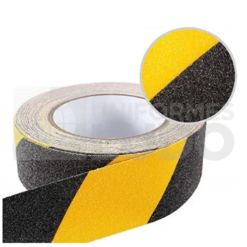 CINTA ANTIDESLIZANTE AMARILLO Y NEGRO 50mm x 3m