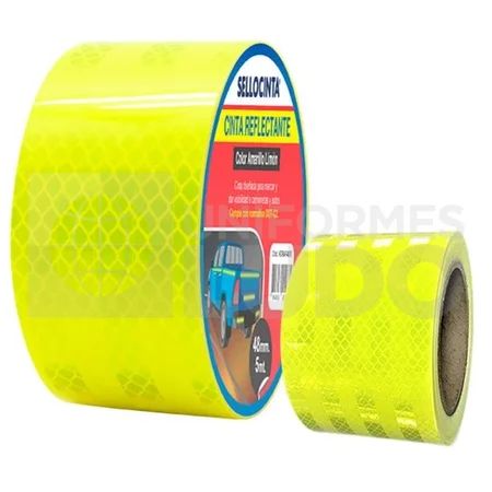 CINTA REFLECTIVA DOT-C2 AMARILLO x 5m