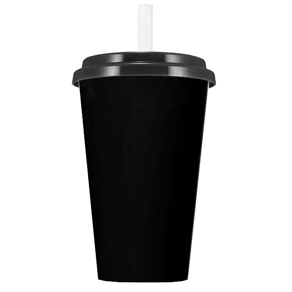 Vaso Plástico Reutilizable Empavonado M150
