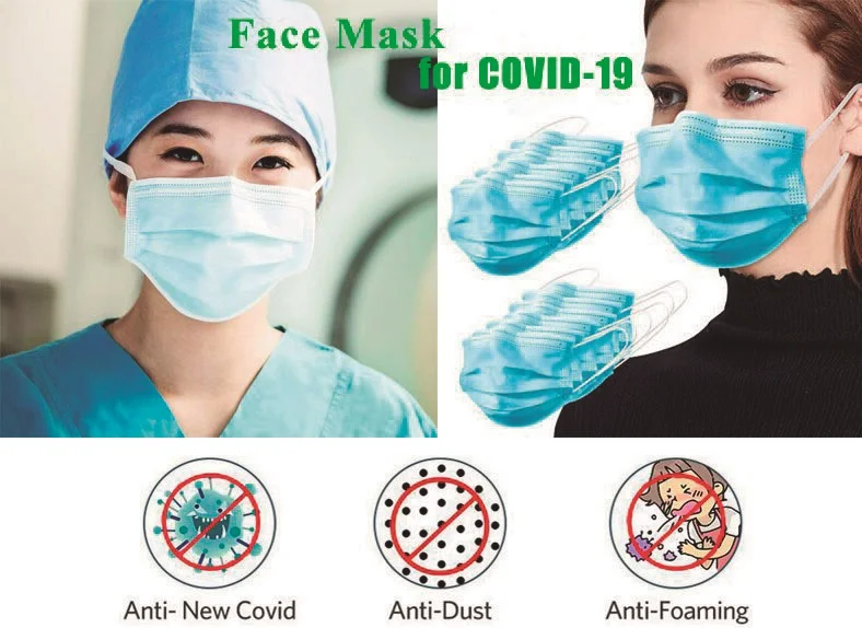 Mascarilla de 3 pliegues por Mayor