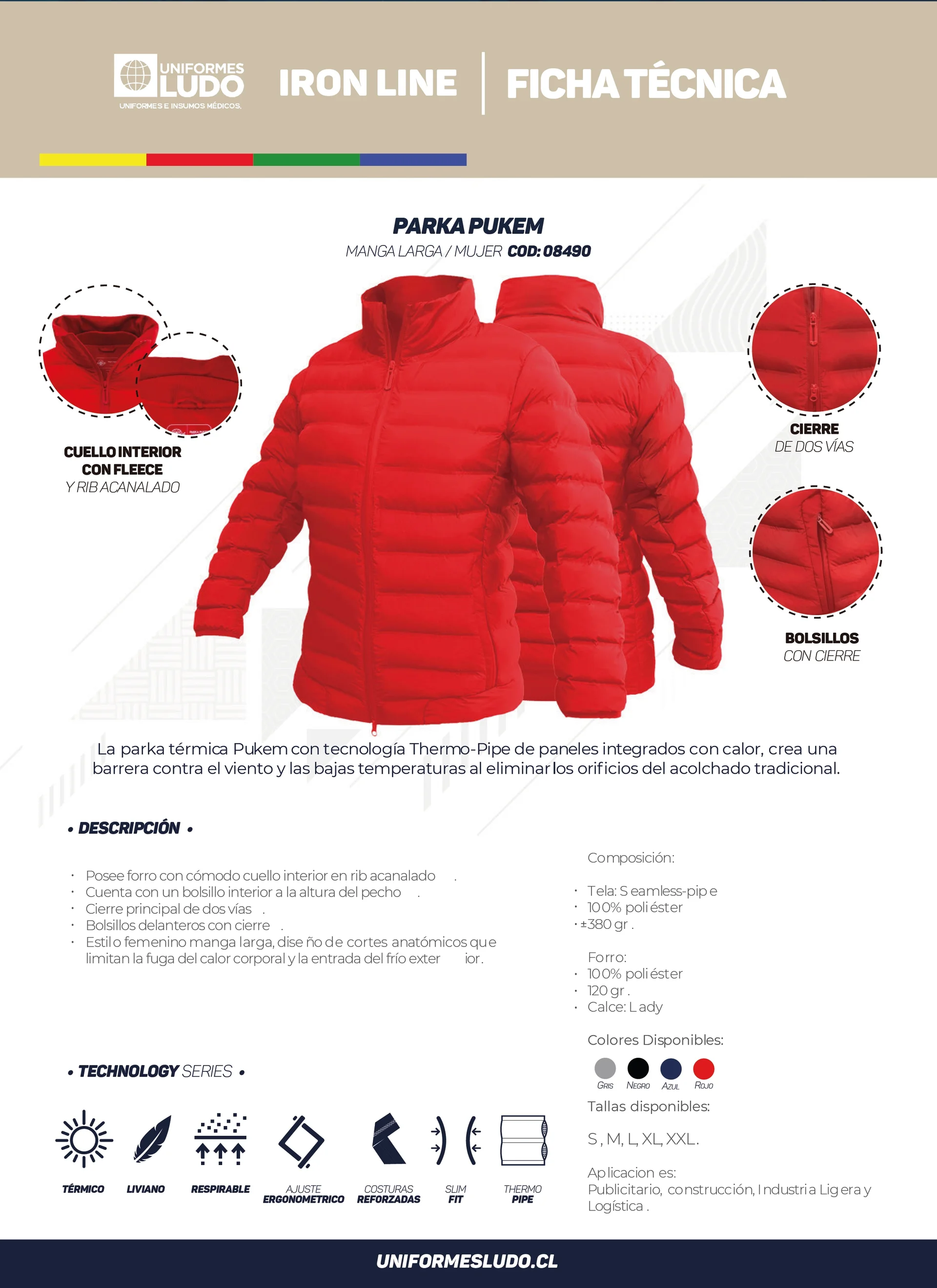 Parka Pukem Mujer
