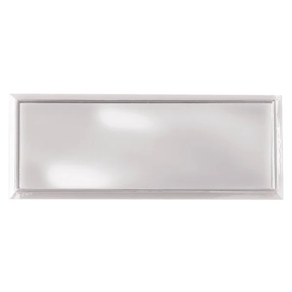 Placa Aluminio Plateada