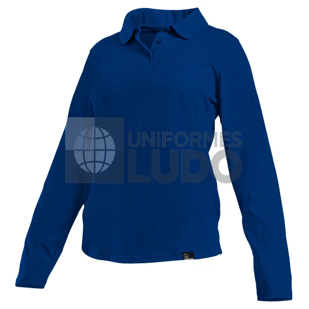 Polera polo dryfresh smooth manga larga mujer